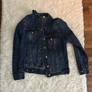 Trendy Boutique Blue Jean Jacket Cropped Classic